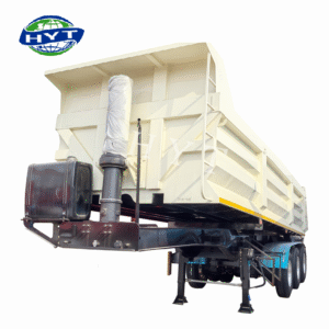 3-axle rear unloading semi-trailer