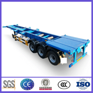Skeleton semi-trailer