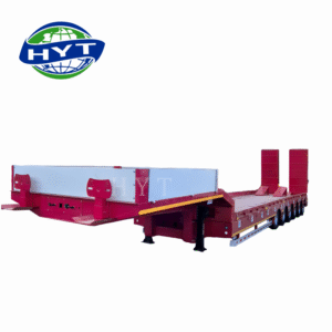 6-axle ladder low flatbed semi-trailer